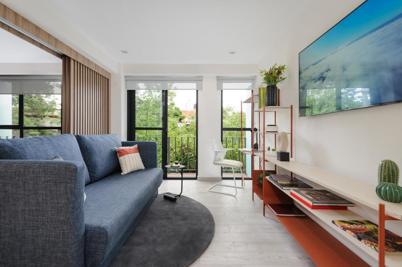Choapan 28 - Lux Apartments In Condesa メキシコシティ エクステリア 写真